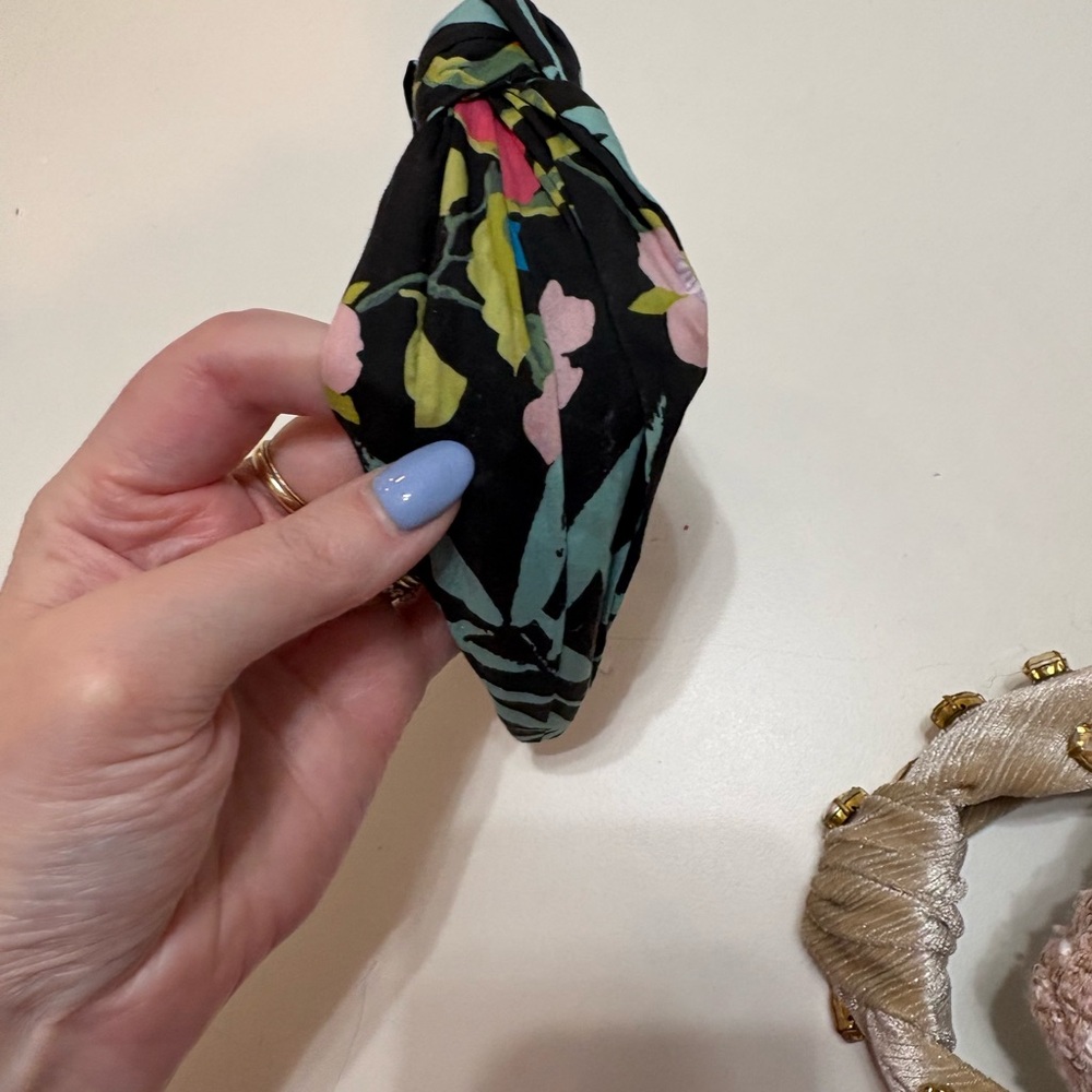 J. Crew floral headband